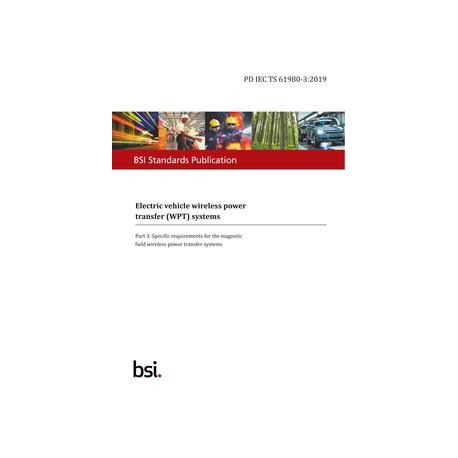 BS PD IEC TS 61980-3:2019
