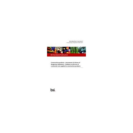 BS PD CEN/TR 17105:2017
