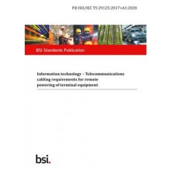 BS PD ISO/IEC TS 29125:2017+A1:2020