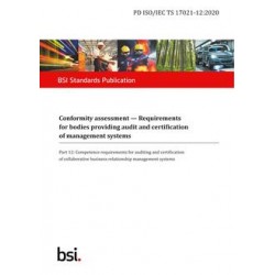 BS PD ISO/IEC TS 17021-12:2020