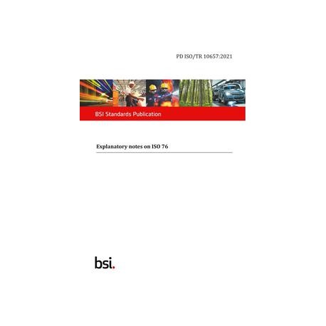 BS PD ISO/TR 10657:2021