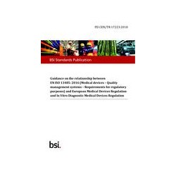 BS PD CEN/TR 17223:2018