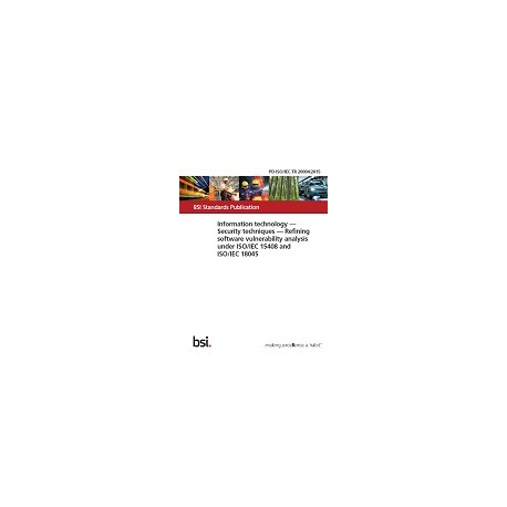 BS PD ISO/IEC TR 20004:2015