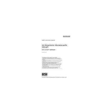 BS DD 8788-3:2006 (NO HARDCOPY ORDERING)