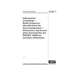 BS PD ISO/IEC TR 24710:2005