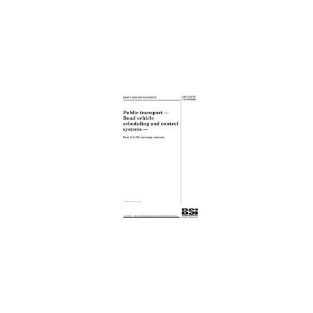 BS DD CEN/TS 13149-6:2005
