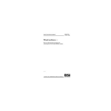 BS DD IEC/TS 61400-14:2005