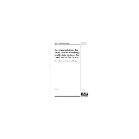 BS DD IEC/TS 62257-4:2005