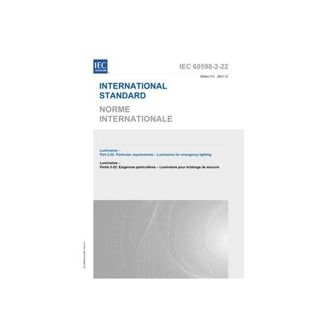 IEC 60598-2-22 Ed. 5.0 b:2021