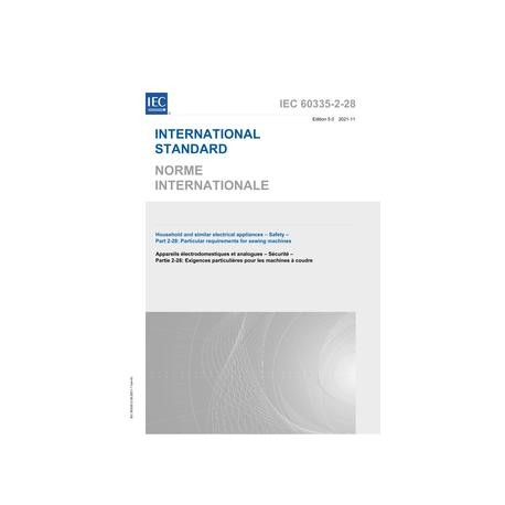 IEC 60335-2-28 Ed. 5.0 b:2021