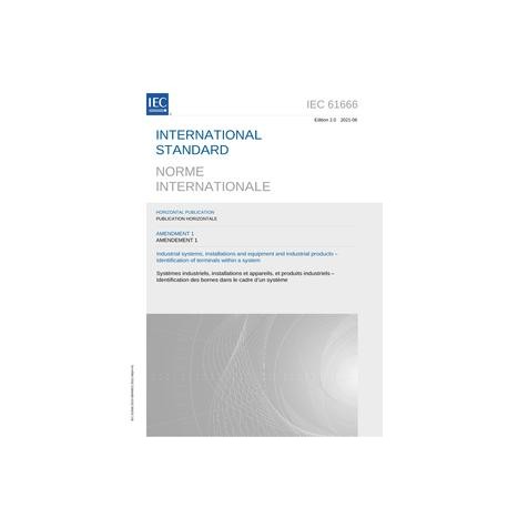 IEC 61666 Amd.1 Ed. 2.0 b:2021