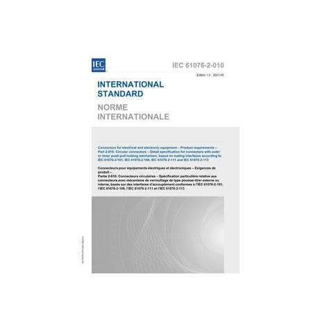 IEC 61076-2-010 Ed. 1.0 b:2021