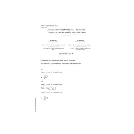 IEC 62044-2 Cor.1 Ed. 1.0 b:2021