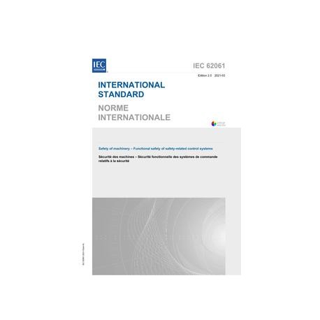 IEC 62061 Ed. 2.0 b:2021