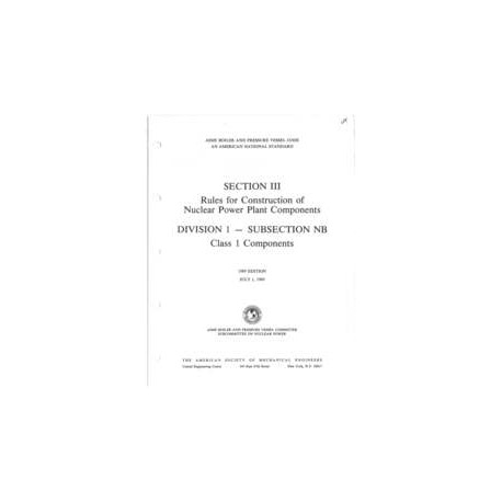 ASME BPVC-III NB-1989