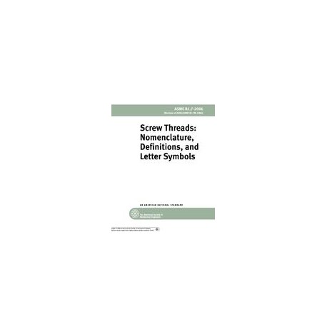 ASME B1.7-2006 (R2021)