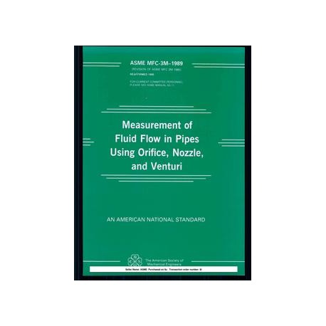 ASME MFC-3M-1989 (R1995)