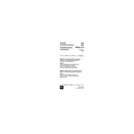 IEC 60835-3-14 Ed. 1.0 b:1996