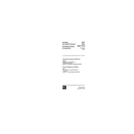 IEC 60364-7-714 Ed. 1.0 b:1996