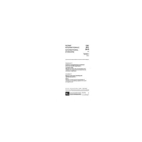 IEC 60094-3 Amd.3 Ed. 1.0 b:1996