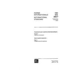 IEC 60268-7 Ed. 2.0 b:1996