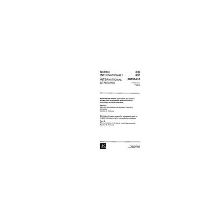 IEC 60835-2-2 Ed. 1.0 b:1994