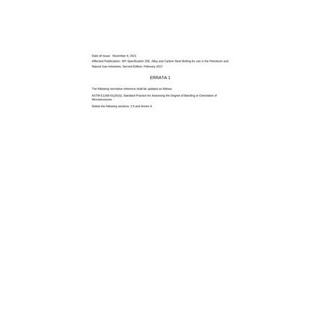 API Spec 20E Errata 1