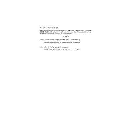 API RP 934-A Errata 1