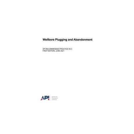 API RP 65-3