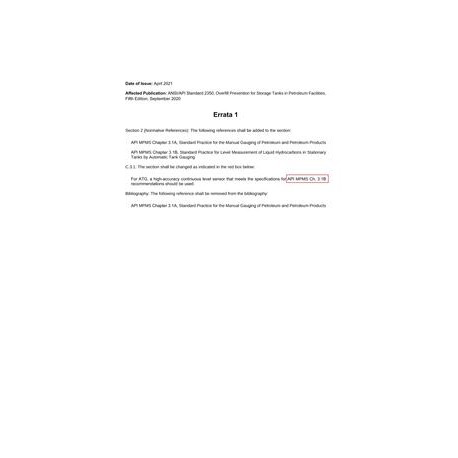 API Std 2350