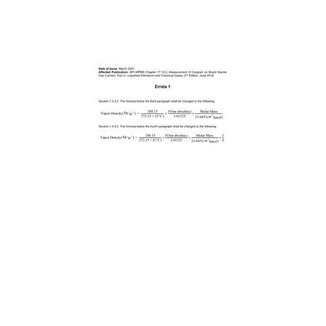 API MPMS Chapter 17.10 Part 2 Errata 1