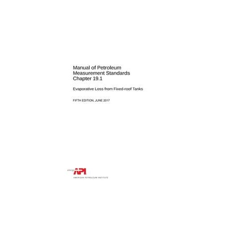 API MPMS Chapter 19.1