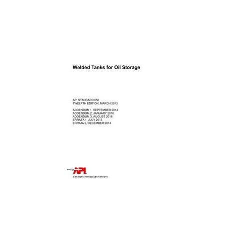 API Std 650