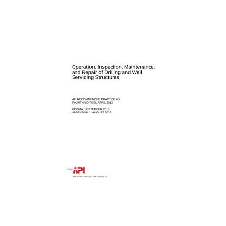 API RP 4G