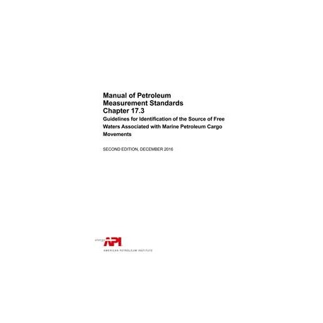 API MPMS Chapter 17.3 (R2021)