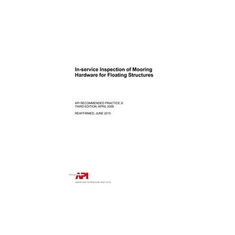 API RP 2I (R2020)