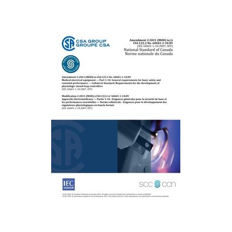 CSA C22.2 NO. 60601-1-10B-09