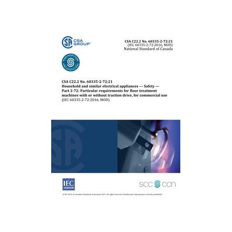 CSA C22.2 NO. 60335-2-72:21