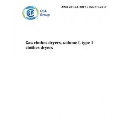 CSA ANSI Z21.5.1-2017/CSA 7.1-2017