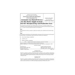 CSA ANSI Z21.87a-2010 (R2017)/CSA 4.6a-2010 (R2016)