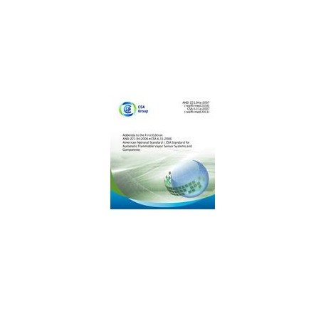 CSA ANSI Z21.94a-2007 (R2021)/CSA 6.31a-2007 (R2021)