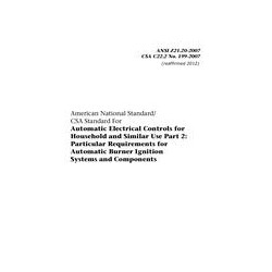 CSA ANSI Z21.20-2007/C22.2 NO. 199-2007 (R2012)