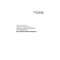 CSA ANSI Z21.47B-2006/CSA 2.3B-2006