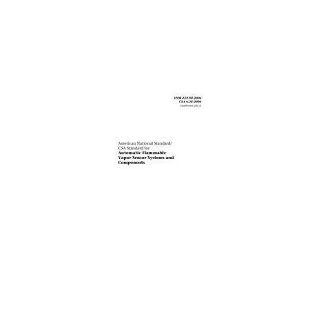 CSA ANSI Z21.94-2006 (R2021)/CSA 6.31-2006 (R2021)
