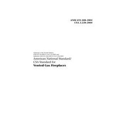 CSA ANSI Z21.50B-2005 / 2.22B-2005