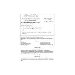 CSA ANSI Z21.47b-2008/CSA 2.3b-2008 (R2011)