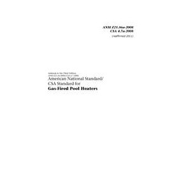 CSA ANSI Z21.56a-2008/CSA 4.7a-2008