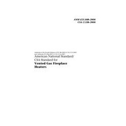 CSA ANSI Z21.88b-2008/CSA 2.33b-2008