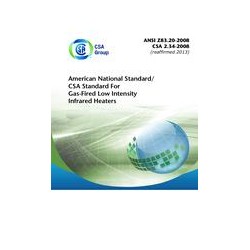 CSA ANSI Z83.20-2008/CSA 2.34-2008 (R2013)