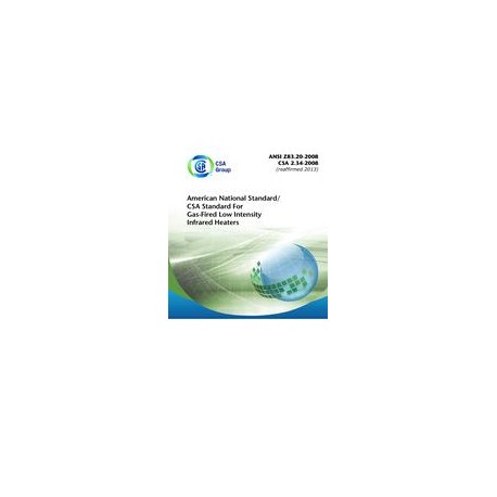 CSA ANSI Z83.20-2008/CSA 2.34-2008 (R2013)